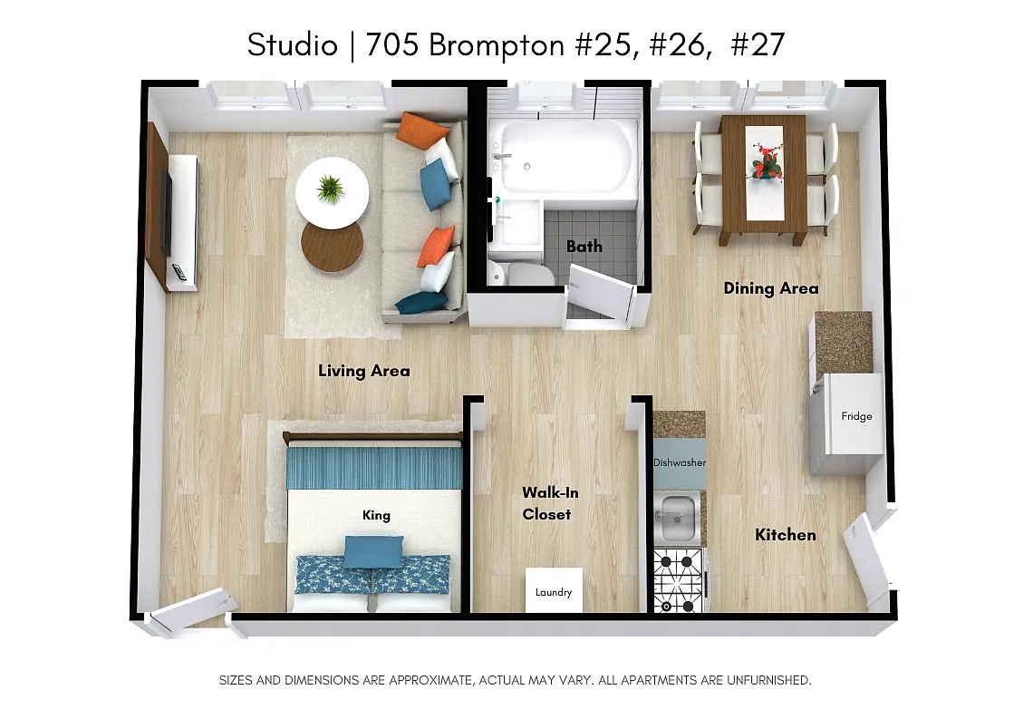 Floor plan 705 - 25 26 27