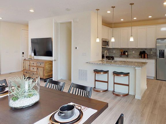 Open concept floor plan