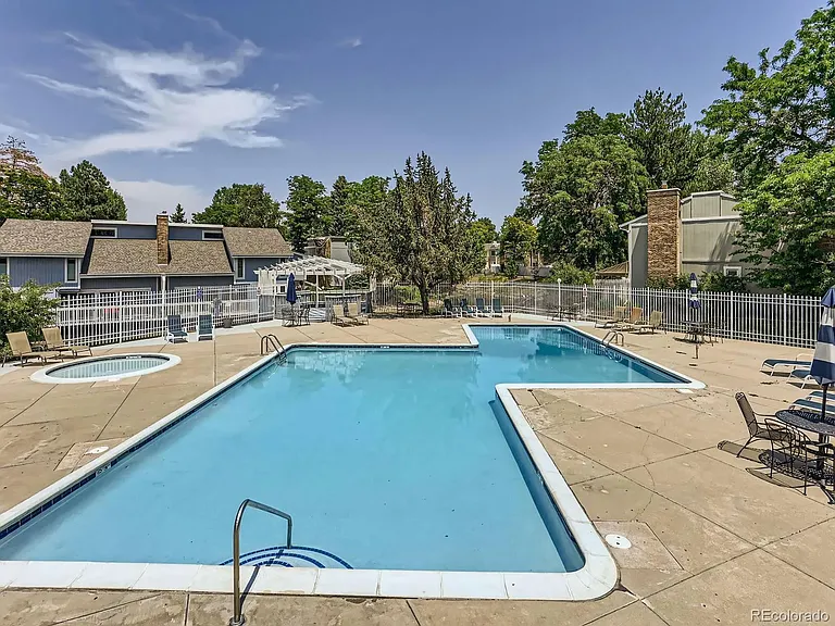 Community outdoor pools (3 to 9 ft main and 1.5 ft round kiddie)