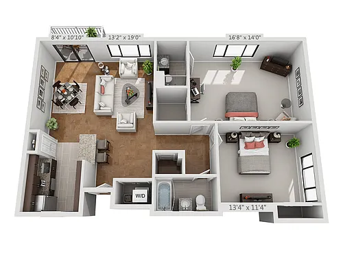 Floor plan Plan B2A