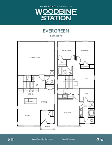 Floor plan 2024 Woodbine Way