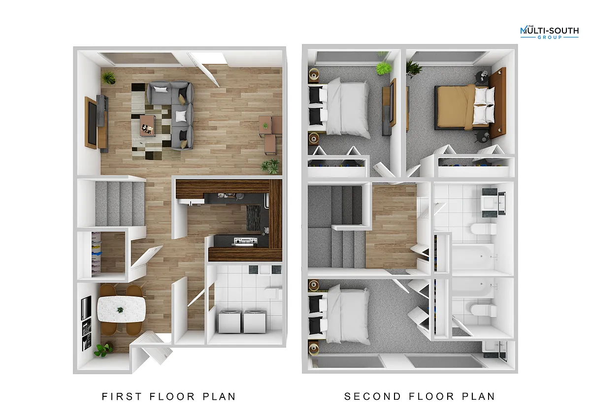 Floor plan 3 bedroom 2.5 bathroom