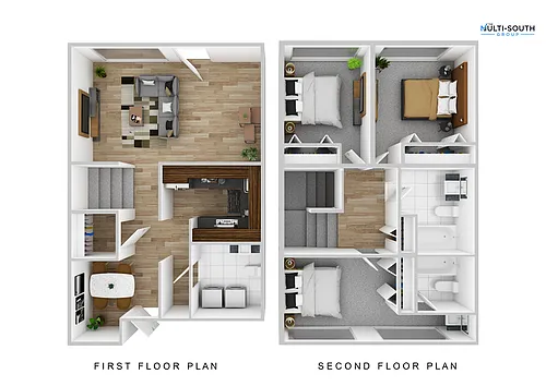 Floor plan 3 bedroom 2.5 bathroom