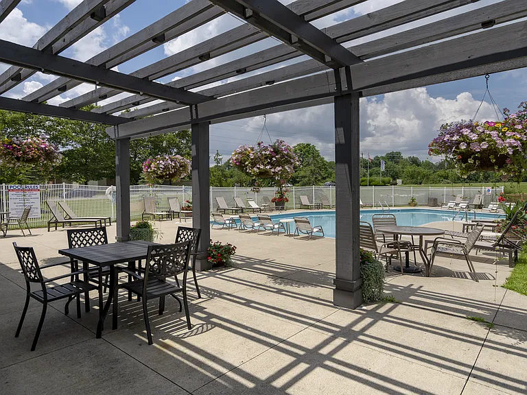 Relax, stroll, or gather in open-air comfort.