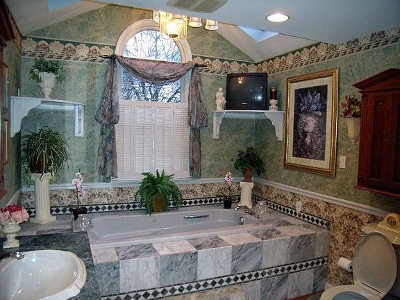 Marble bath and Shower