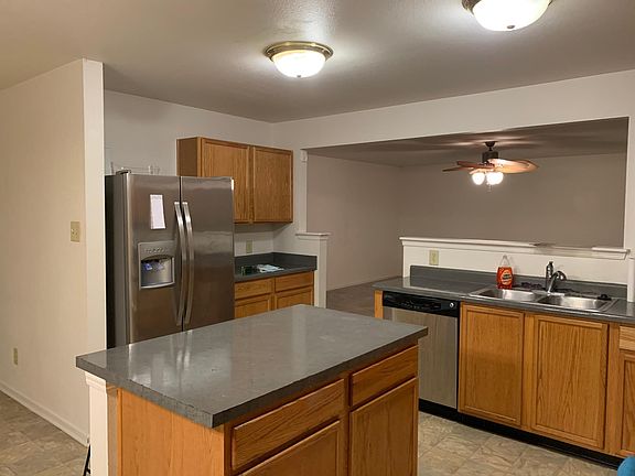 Just add flowers, a great espresso machine, and some great friends or family members to fully enjoy this wonderful, spacious kitchen with large island!