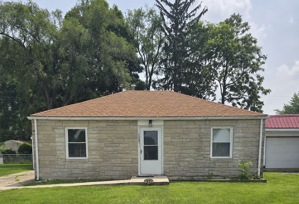 Front view of the home