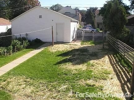 Backyard
						:
						Concrete Patio and fenced in Yard.