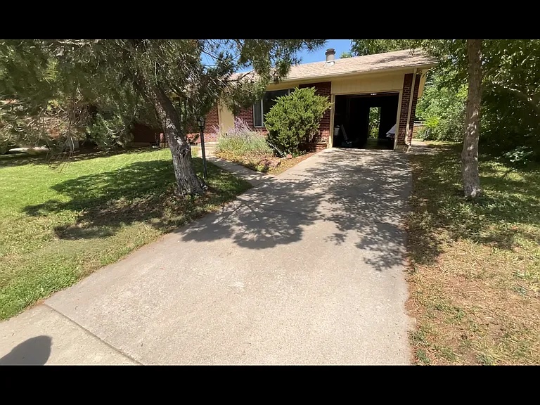 Driveway and 1-Car Garage
