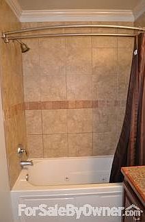 Tiled Jetted Tub in Master Bath