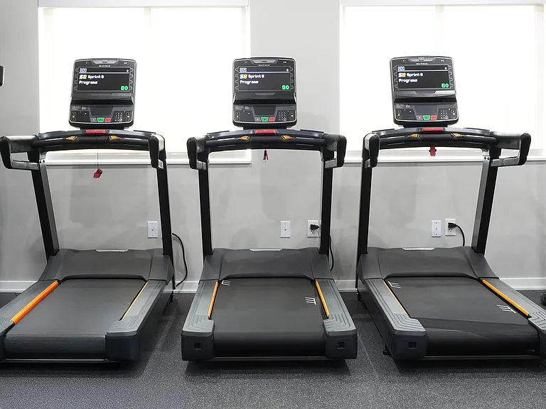 Offsite Shared Fitness Center Treadmills