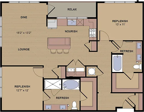 Floor plan B2D