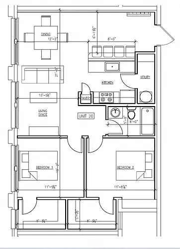 Floor plan The Tucker