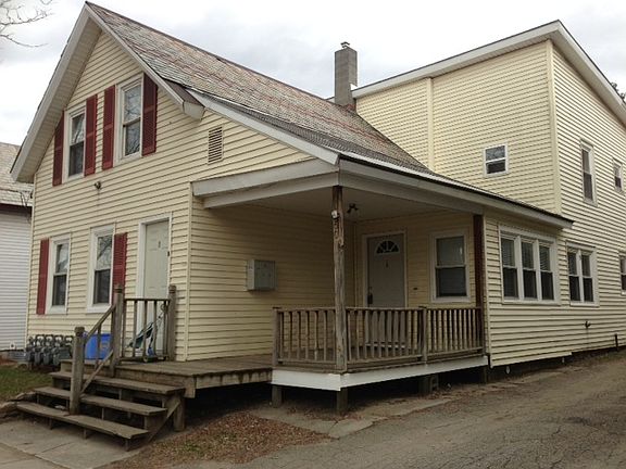 Front and side of building.