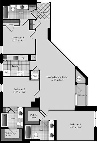 Floor plan F1