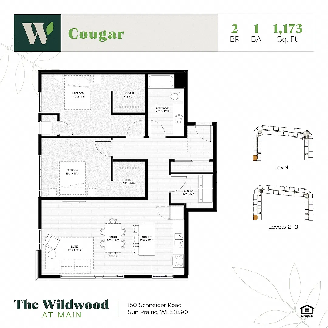 Floor plan Cougar 50%