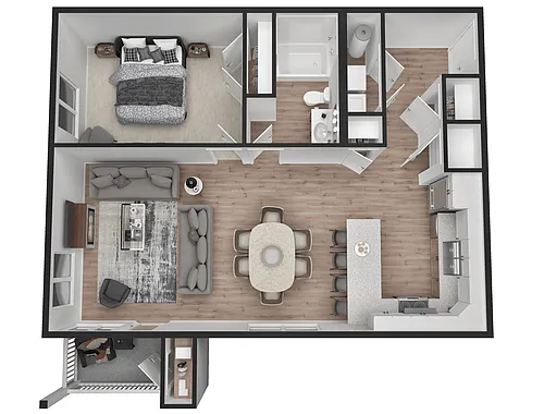 Floor plan Model B