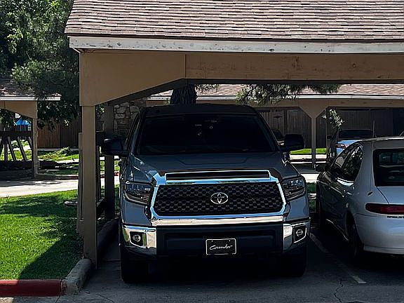 Private covered parking