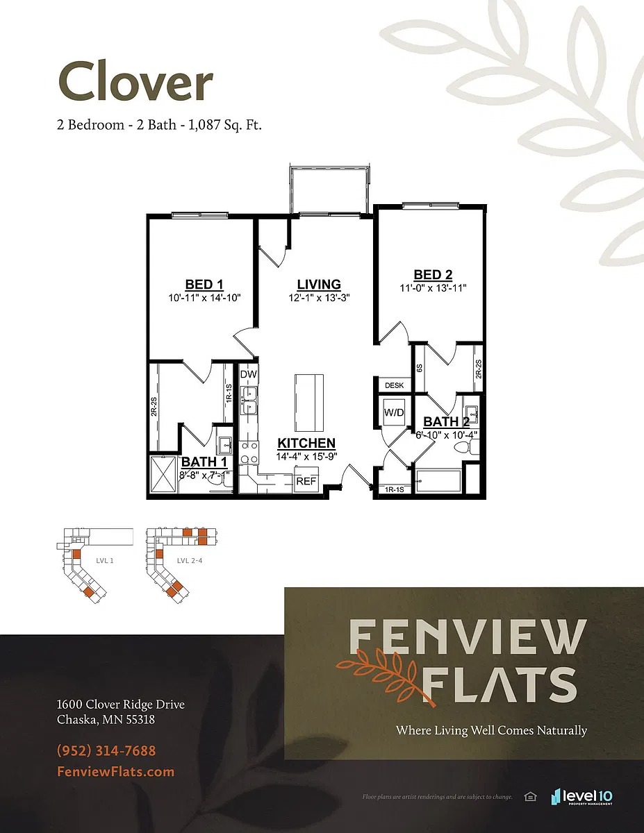 Floor plan Clover