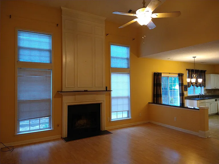 Another View of Grand Two-Story Family Toom in open floor plan