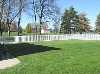 Vinyl fenced yard...83x117 lot
