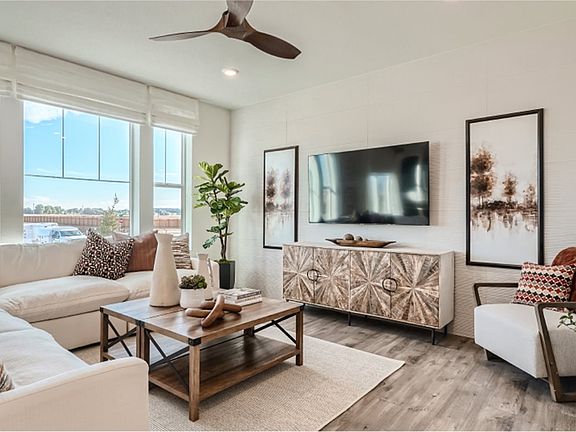 The Great Room is among the open layout and is a natural gathering place for entertaining guests and hosting memorable get-togethers with friends and family.
