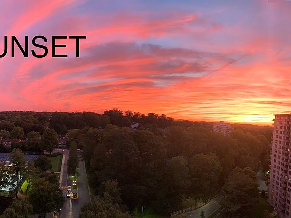 Sunset from the balcony
