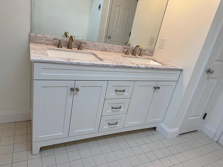 Double vanity - primary bathroom