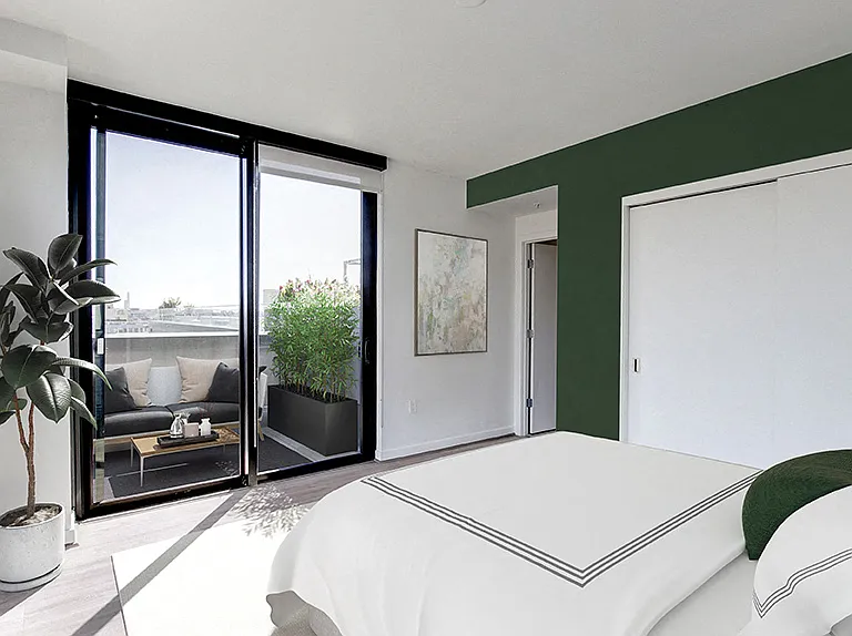 penthouse bedroom views