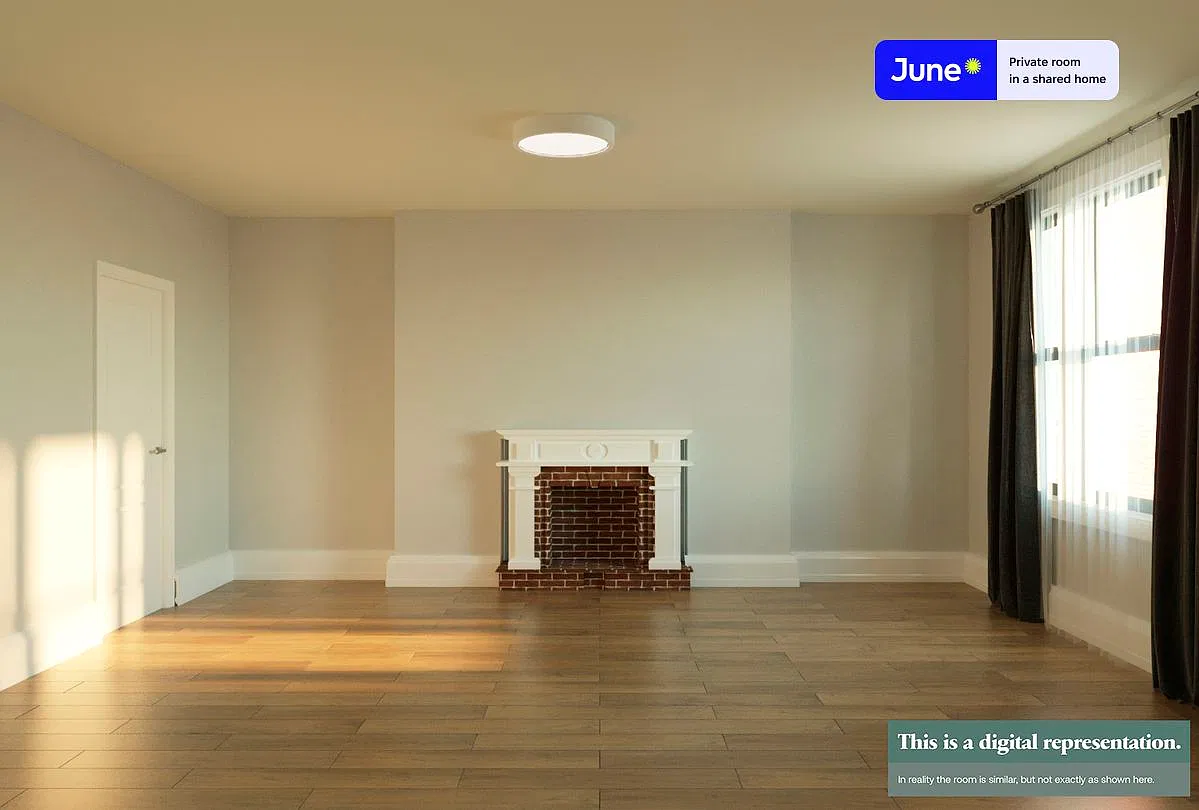 Queen bedroom in 5 bed/2 bath home in Brighton #1403 C — Photo 3