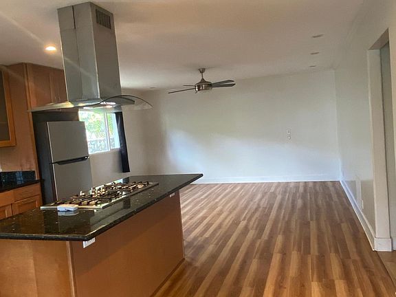 View from front entry into kitchen/living room