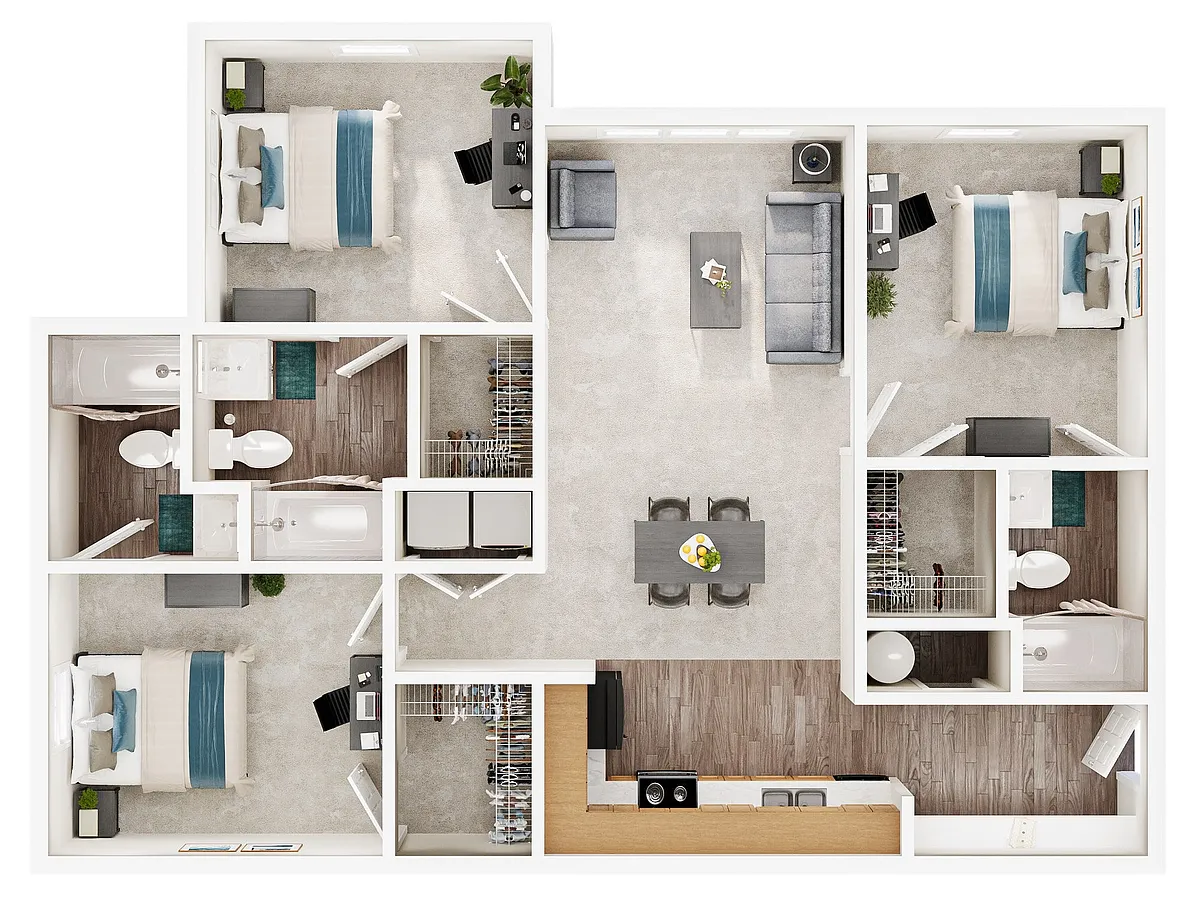 Floor plan C3 - C