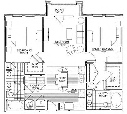 Floor plan B1HC