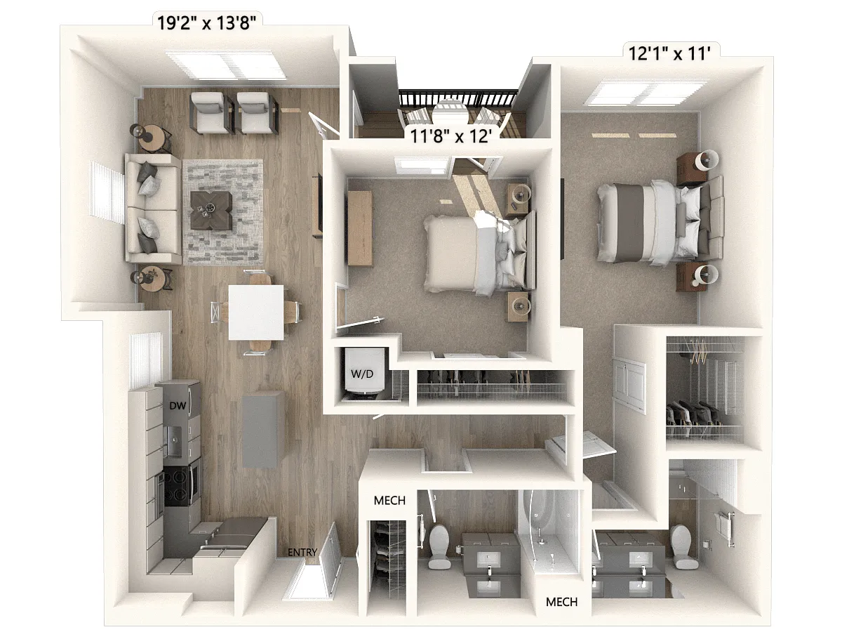 Floor plan B16