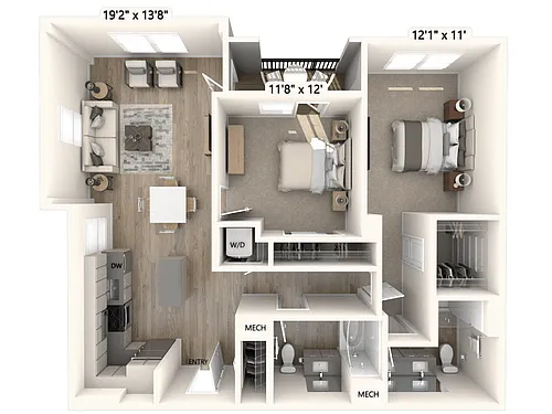 Floor plan B16