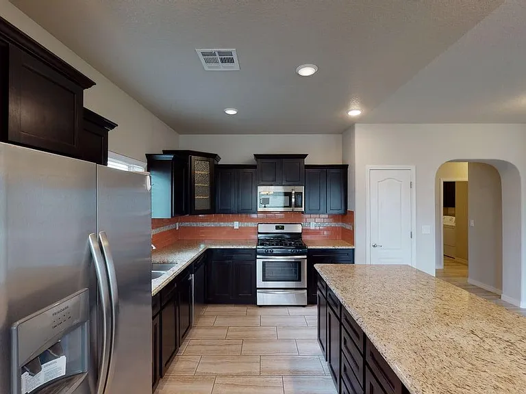 Modern Open Kitchen Design with Pantry Storage