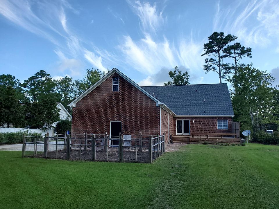 Back view of house