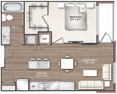 Floor plan 1C