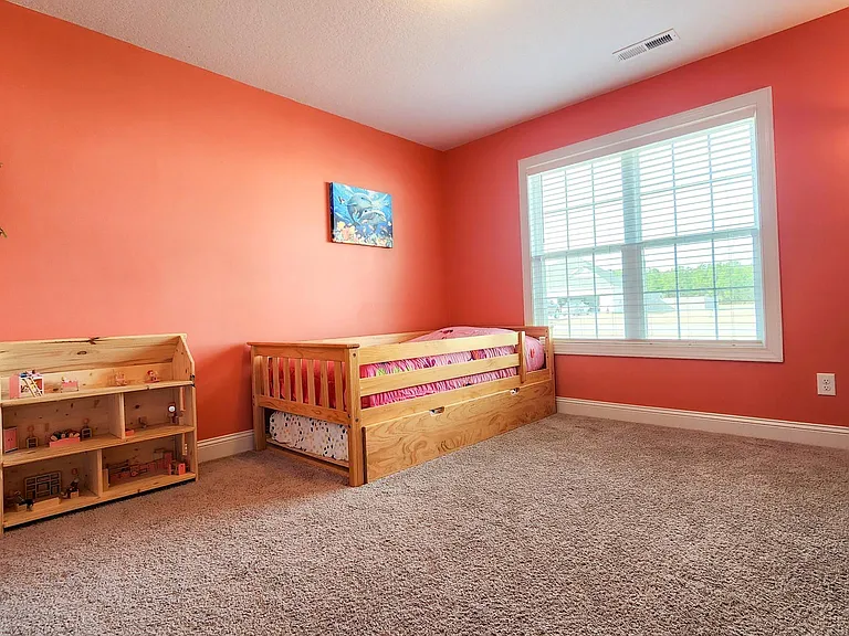 Bedroom two (Will be repainted to neutral color matching the rest of the home)