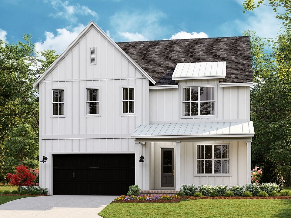 Hermosa - Modern Farmhouse h 2-Car Front Load Garage Note Renderings may show optional featur