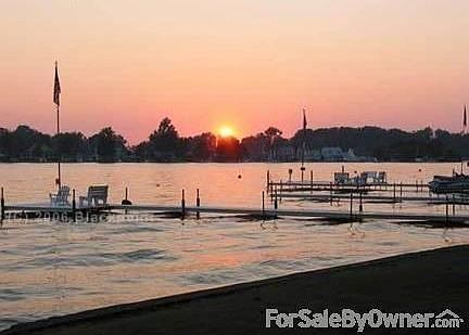 Sunset Pier 157 : A wonderful summer sunset from the front yard.