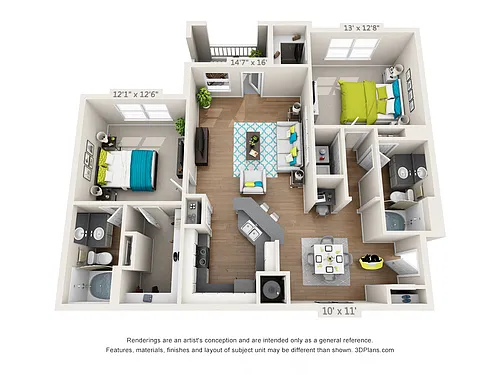 Floor plan Barrett