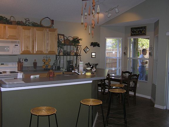 Bay Window overlooking patio