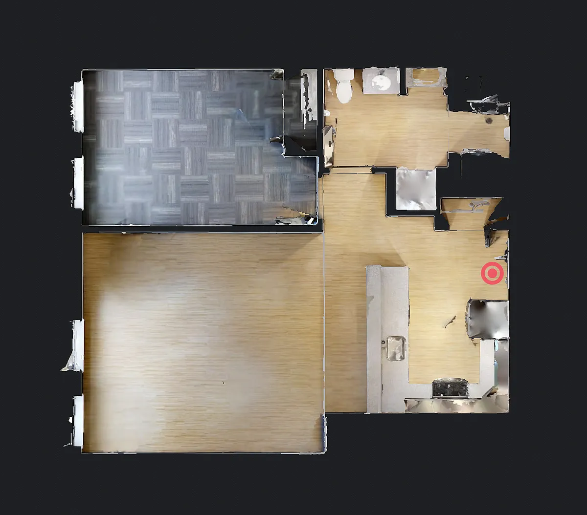 Floor plan Renovated 1 bed 1 bath