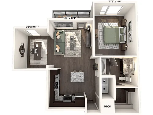 Floor plan A2D-808-E