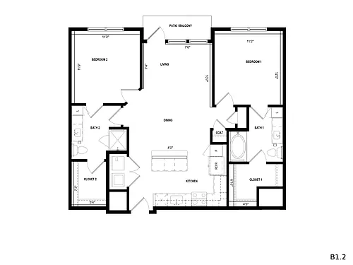 Floor plan B12