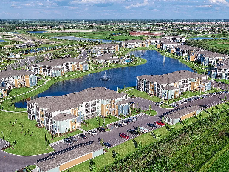 Aerial View of Echo Lake