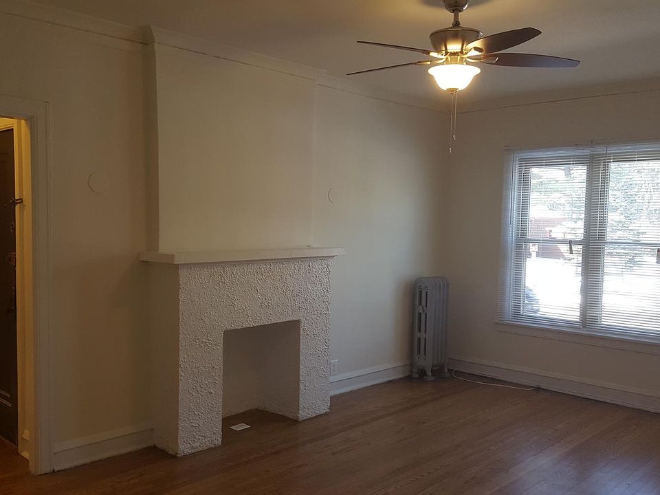 Living room with Decorative Fireplace