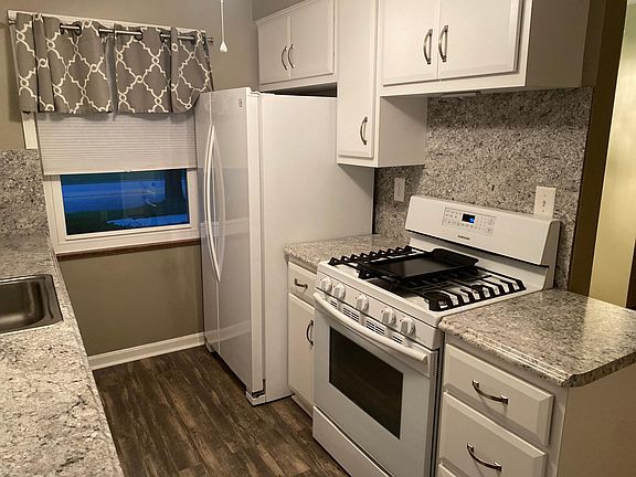 Space saving kitchen.