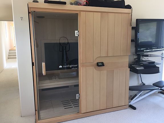 built in infrared sauna